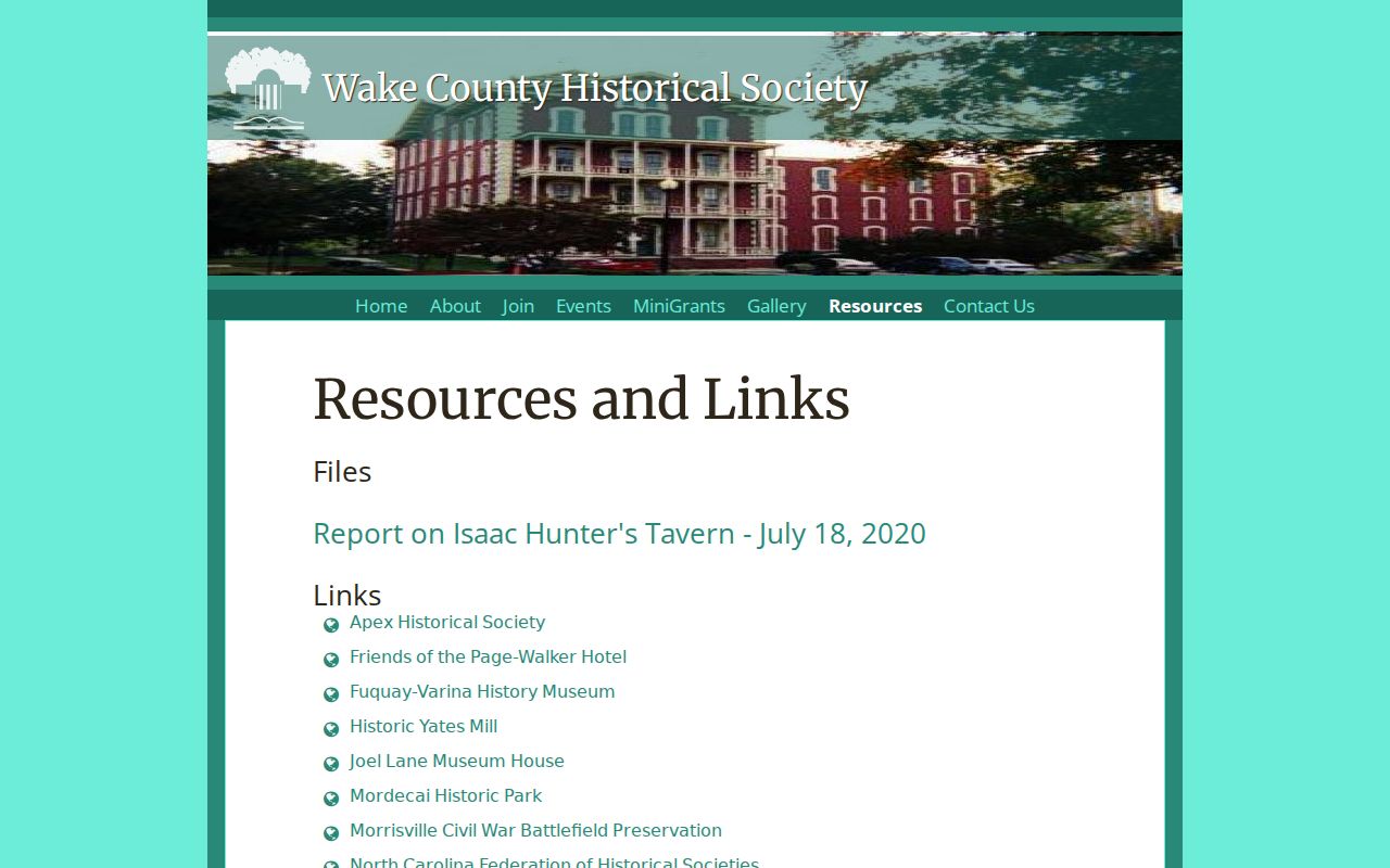 Garner city directory Wake County Historical Society resources